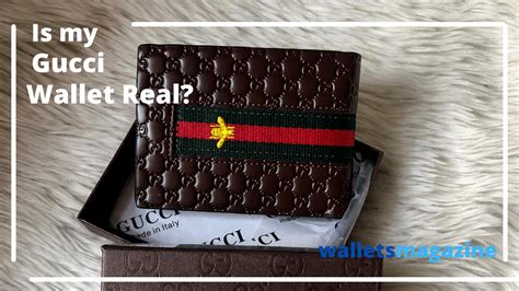 is a Gucci wallet real